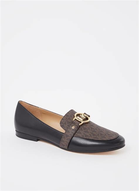 michael kors rory heeled loafer|rory loafer logo.